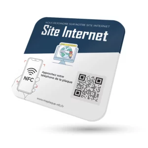 Plaque site internet