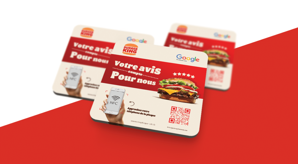25 jours, 56 avis : l’incroyable succès des plaques NFC Google Avis au Burger King Sambreville